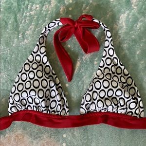 Small Banco De Aeria modern polka dot bikini top